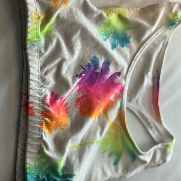 Justice Brand, Girl’s (Sz L, 12/14) Tropical Tank Top W/Bralette, Kid’s Clothing - Picture 11 of 13